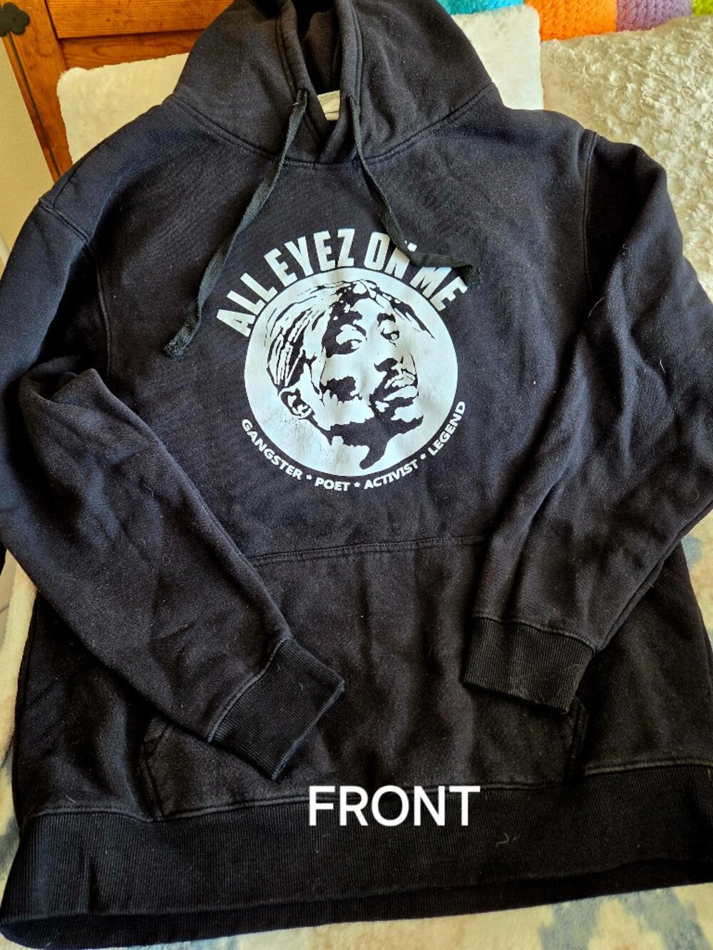Mens Black Hoodie